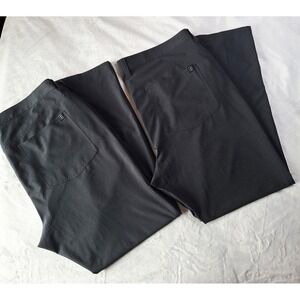 PGA Tour Performance Golf Pants Set of 2 Black Men's (36×30)